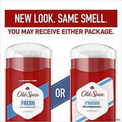 Old Spice High Endurance Deodorant for Men, Aluminum Free, 48 Hour Protection, Fresh Scent, 85 g