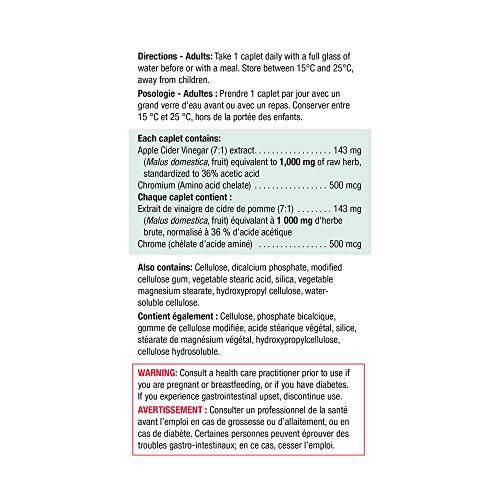 Apple Cider Vinegar 1,000 mg + Chromium - Zecoya