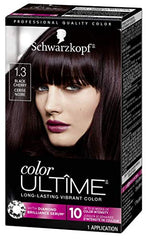 Schwarzkopf Color ultime permanent Hair Color Cream, 1.3 Black Cherry, 1 Count