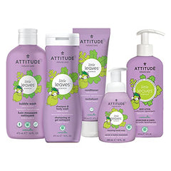 ATTITUDE Foaming Hand Soap for Kids, Hypoallergenic, EWG Verified, Plant- and Mineral-Based Ingredients, Vegan and Cruelty-free, Vanilla and Pear 295 mL