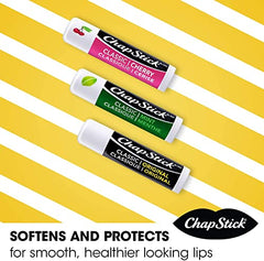 ChapStick Classic Lip Balm, Mint Flavour, 2 Tubes