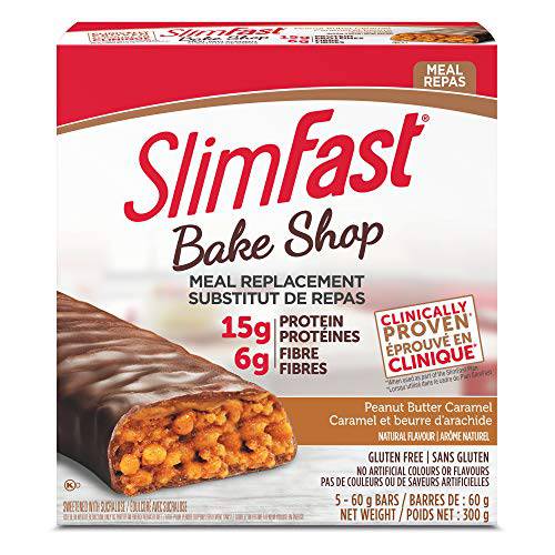 Bake Shop Meal Replacement Bars with 15g Protein and 6g Fibre