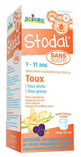 Children's Stodal Sugar Free Is a Homeopathic Syrup for Wet or Dry Cough in Children 1 to 11 Years of Age. - Zecoya