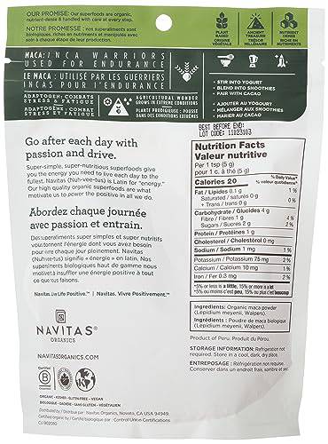 Navitas Navitas Organics Maca Powder, 227g Bag, 227 Grams