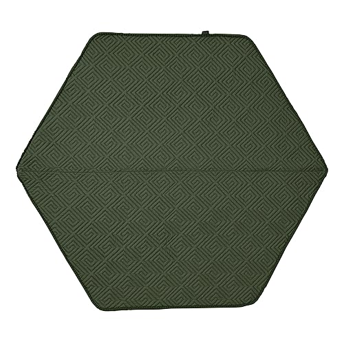 Boppy Play Mat for Infants, Toddlers and Kids, Moss Maze Green, One Hand Setup with Non-skid Backing to Support Floor Play and Tummy Time, Stores Flat and Easy Wash