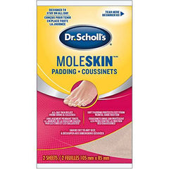 Dr. Scholl’s Moleskin Plus Padding Roll (24" x 4 5/8") // All-Day Pain Relief and Protection from Shoe Friction with Soft Padding That Conforms to the Foot and Can Be Cut To Any Size