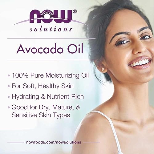 NOW Solutions Avocado Moisturizing Oil, 118mL