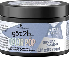 Schwarzkopf Got2b Color Pop Semi Permanent Hair Color, Silver, 150ml