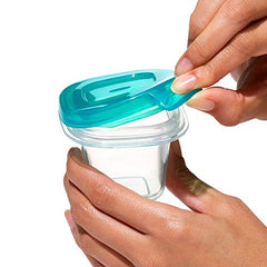 OXO Tot - 2oz Silicone Baby Blocks - Freezer Storage Containers - Teal