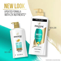 Pantene Conditioner Twin Pack With Hair Treatment Set, Smooth And Sleek For Frizz Control, Safe For Color-Treated Hair (1,505 mL Total)