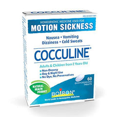 Boiron Cocculine, 60 tablets, Homeopathic Medicine for the relieves of motion sickness & nausea