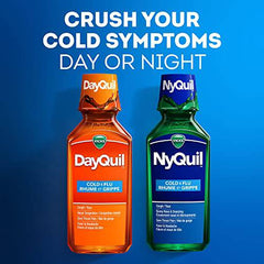 Vicks DayQuil Cold & Flu Liquid Medicine, 354ml