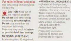 Tylenol Infant Fever, Teething and Pain Reliever for Baby, Grape Suspension Medicine, 24mL