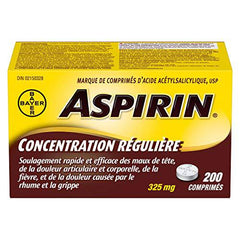 ASPIRIN Regular Strength 325mg Tablet