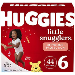 Huggies Little Snugglers Baby Diapers, Size 6, Giga Pack, 44ct