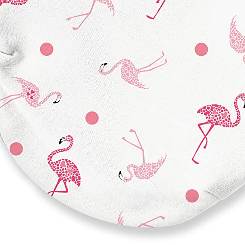 SwaddleMe Original Swaddle – Size Small/Medium, 0-3 Months, 3-Pack (Flamingo Fiesta)