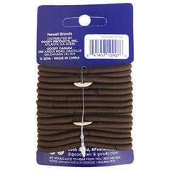 Goody WoMens Ouchless Braided Elastics, Brown, 15 Count