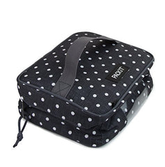 PackIt Freezable Baby Bottle Cooler for Breastmilk and Formula, Polka Dots