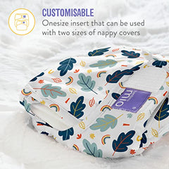 Bambino Mio Mioduo Two-Piece Cloth Diaper, Lemon Drop, Size 1 (< 9kgs)