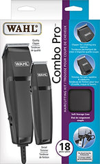 Wahl Canada Combo Pro, Haircutting kit with ergonomic clipper includes soft storage case, Haircutting Kit, Clippers for Hair, Hair Clippers, Grooming Kit - Model 3120