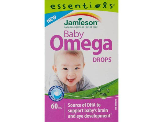 Jamieson Baby Omega Drops NEW 60ml Liquid