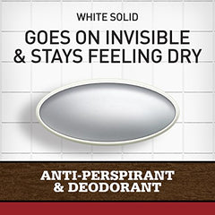 Old Spice Wild Collection Invisible Solid Antiperspirant and Deodorant for Men, Wolfthorn scent, 73 g