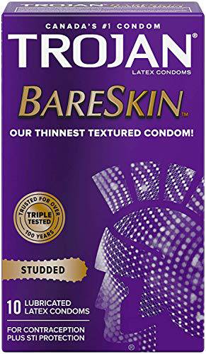 BareSkin Studded Condoms, Super Thin & Studded