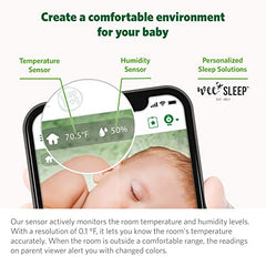 LeapFrog 1080p WiFi Remote Access 360 Degree Pan & Tilt Camera, Video Baby Monitor Night Light, Color Night Vision, LF1911