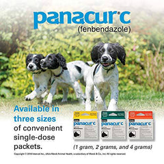 Panacur C Canine Dewormer (Fenbendazole), 4 Gram