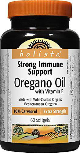 Oregano Oil with Vitamin E Extra Strength 80% Carvacrol