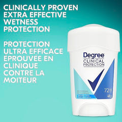 Degree Clinical Protection Antiperspirant Stick Deodorant for Women for 72H Sweat & Odour Protection Shower Clean with advanced technology 48 g