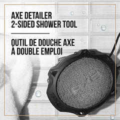 AXE Shower Tool for men Detailer 2-Sided make your skin smoother 1 pc