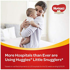 HUGGIES Newborn Diapers - HUGGIES Little Snugglers Disposable Baby Diapers, 84ct, Giga Pack