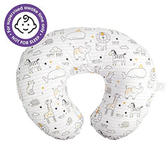 Boppy Original Nursing Pillow and Positioner, Notebook Black and Gold, Cotton Blend Fabric with allover fashion