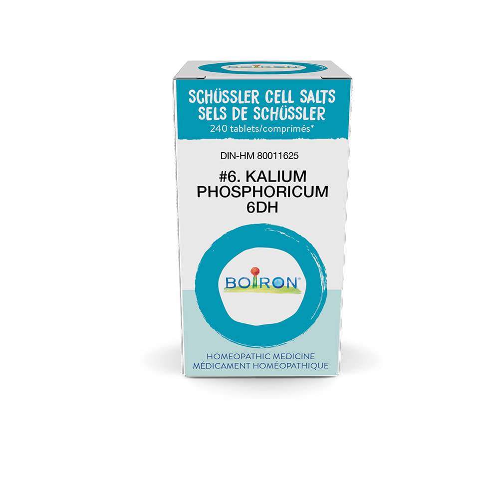 Boiron #6 Kalium Phosphoricum 6DH Schüssler cell salts 240 tablets