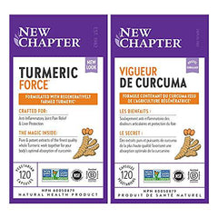 New Chapter Turmeric Supplement, One Daily, Joint Pain Relief + Supercritical Organic Turmeric, Black Pepper Not Needed, Non-GMO, Gluten Free – 120 Count (4 Month Supply)