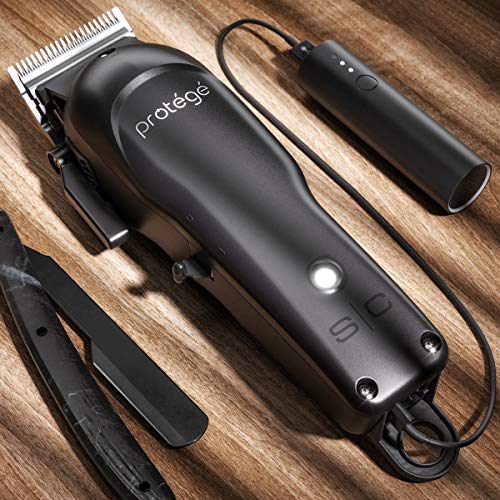 StyleCraft Protégé Cordless Hair Clipper Super Charged Motor, Matte Metallic Black