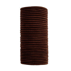 Goody Ouchless Women's Braided Elastics, Brown, (Pack of 1) 4MM for Medium Hair