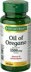 Nature's Bounty Oil of Oregano Supplement, Source of Antioxidants, 90 Softgels