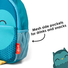 Diono Owl Character Kids Mini Back Pack Toddler Leash & Harness for Child Safety, with Padded Shoulder Straps for Child Comfort