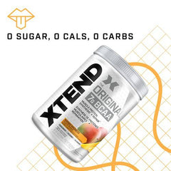 Scivation XTEND Original BCAA Powder | Sugar Free Post Workout Muscle Recovery Drink with Amino Acids | 7g BCAAs for Men & Women | 30 Servings, Mango Madness