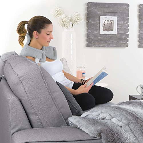 Sunbeam Renue Heat Wrap, Neck and Shoulder Tension Relief Heating Pad, Grey