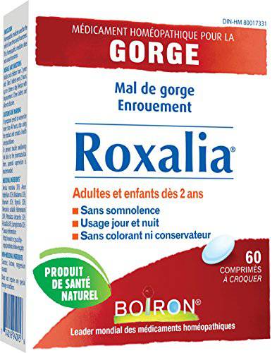 Roxalia Relieves Sore Throats and Hoarseness