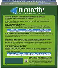 Nicorette Lozenge Mint 160 Nicorette Nicotine Lozenges, Quit Smoking Aid, Mint, 2mg 160 count