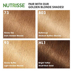 Garnier Nutrisse 5 Minute Nourishing Color Hair Mask with Triple Oils Delivers Day 1 Color Results, for Color Treated Hair, Golden Blonde, 4.2 Fl Oz