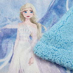 Frozen 2 Kids Bedding Plush Snuggle Wrap Hooded Blanket, 31" x 54", (Official) Disney Product by Franco