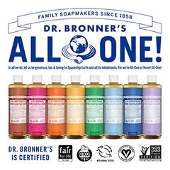 Dr. Bronner’s - Pure-Castile Liquid Soap (Citrus, 473 mL) - Made with Organic Oils, 18-in-1 Uses: Face, Body, Hair, Laundry, Pets and Dishes, Concentrated, Vegan, Non-GMO