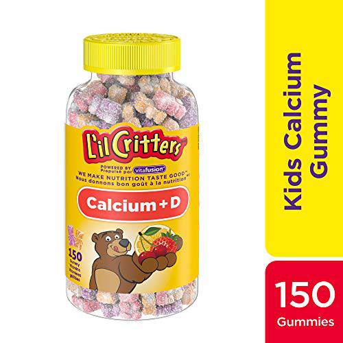 Calcium Plus Vitamin D Gummy Vitamins for Kids