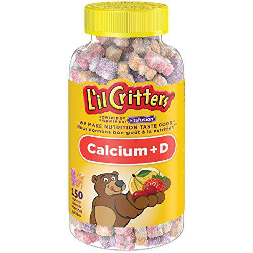 Calcium Plus Vitamin D Gummy Vitamins for Kids