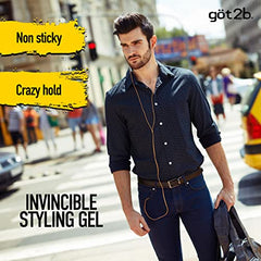 Schwarzkopf Got2b Ultra Glued Invincible Styling Gel, 170 Milliliter